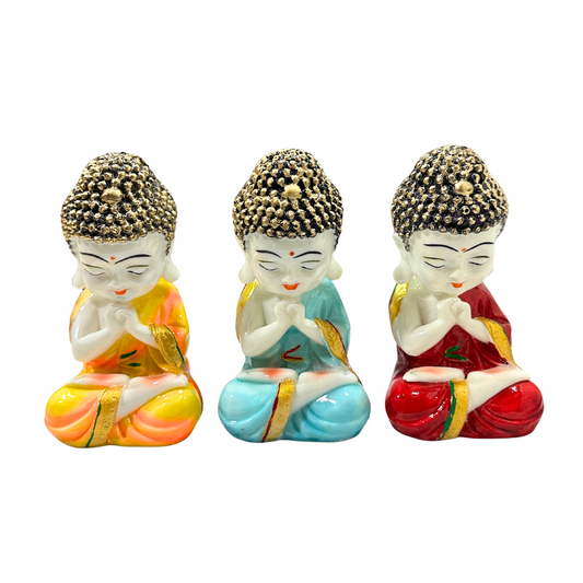 Buda de colores meditando